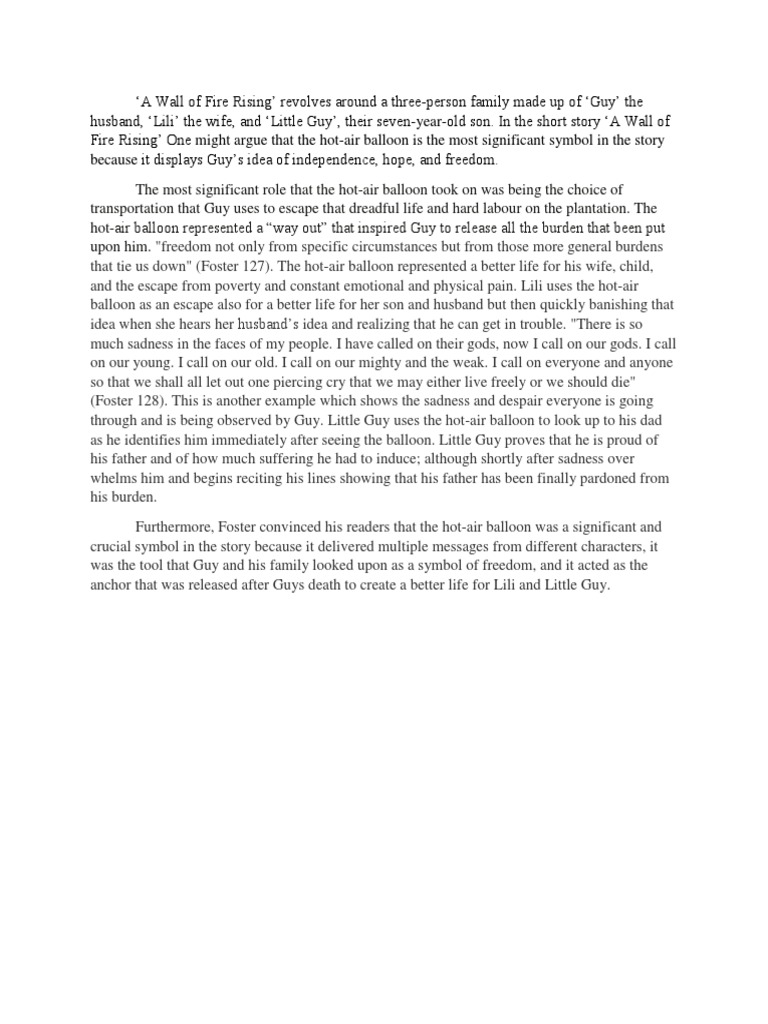 A Wall of Fire Rising