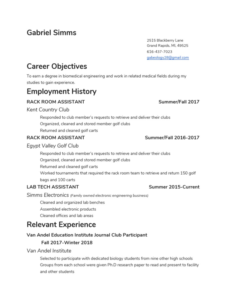 gabriel-simms-resume-biomedical-engineering-career-pdf-career