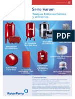 Tanques Hidroneumaticos Grupos de Presion Varem Industrias Rotor Pump - PDF 24123 2