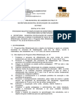 EDITAL Minuta Processo Seletivo PMALFA-1