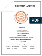 "Guess The Number Game Using C": Gokaraju Rangaraju Institute of Engineering and Technology