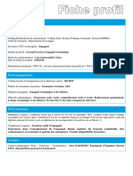 DSPEG Espagnol Economique