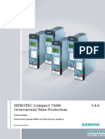 SIEMENS 7SJ80xx - Manual - A1 - TD - Us PDF