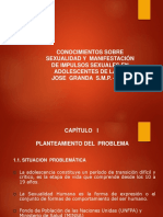 Conocimientos sobre sexualidad y manifestación de impulsos sexuales en adolescentes