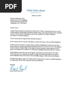 Letter to FBI and Response