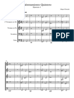 1.calentamiento Quinteto - Partitura y Partes