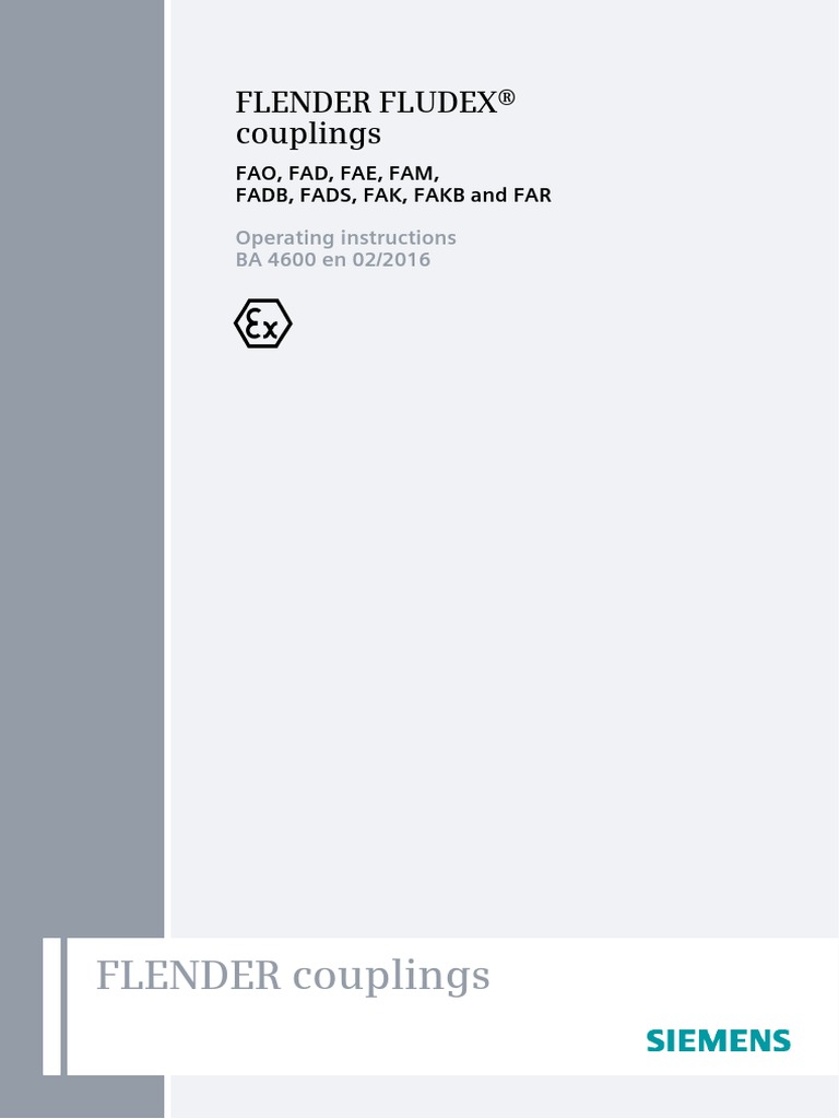 Flender Fluid Couplings | PDF | Engineering Tolerance | Fuse (Electrical)
