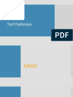 tort defences