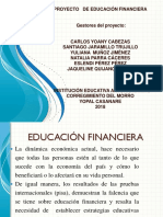 Proyecto de Educación Financiera