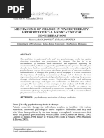 Mechanisms of Change in Psycho