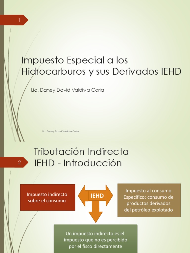 IEHD + Tributos Municipales | PDF | Impuestos | Gasolina