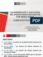 Presupuesto Por Resultados de Gastos Maria Crisanto