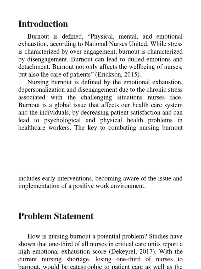 Burnout Prevention | PDF | Occupational Burnout | Nursing