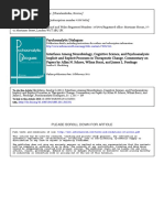 Interfaces Among Neurobiology, Cognitive Science, and Psychoanalysis - Implicit and Explicit Processes in Therapeutic Change. Commentary On Papers by