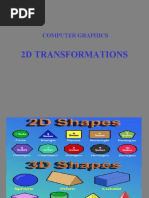 2D Transformations: Computer Graphics