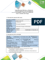 Guía de Actividades y Rúbrica de Calificación - Fase 3 - Gestión Del Riesgos-1