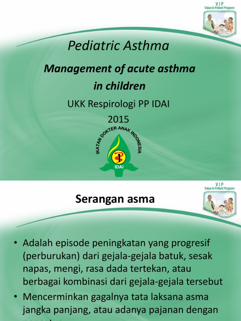 Management of Acute Asthma | PDF