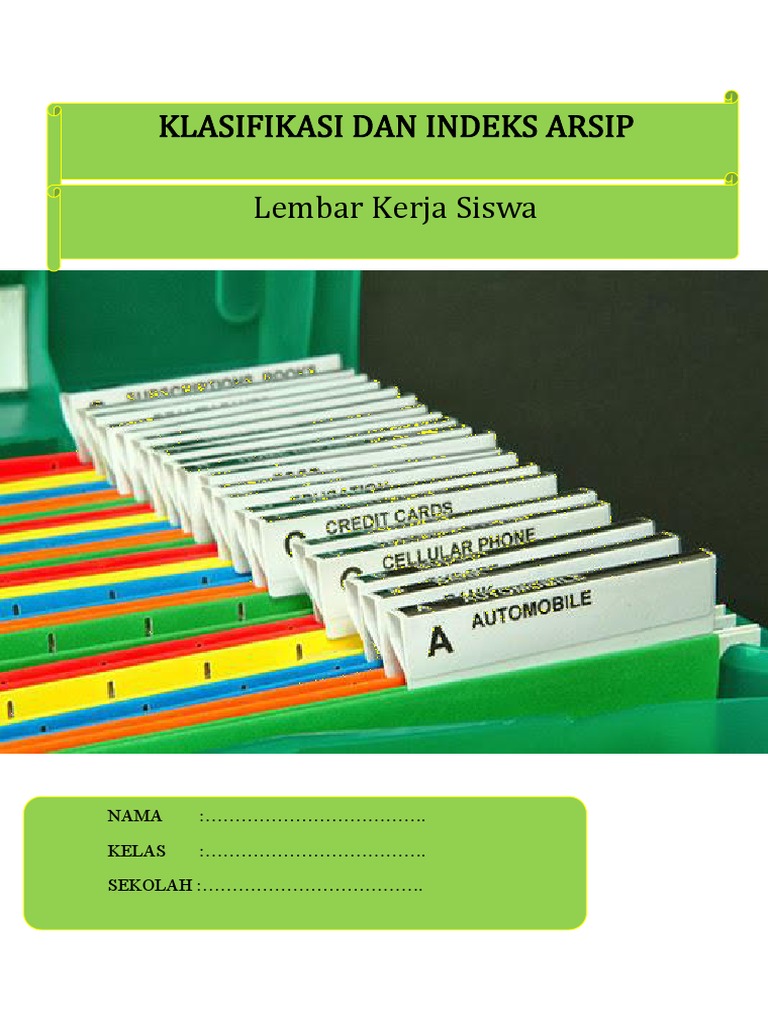 Klasifikasi Dan Indeks Arsip