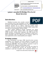 Quasi Cascaded H-Bridge Five-Level Boost Inverter PDF