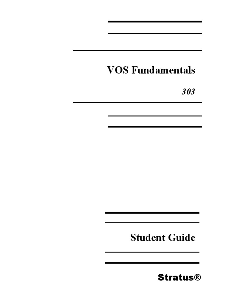 Vos Fundamentals | PDF | Central Processing Unit | Fault Tolerance