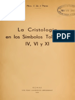 La Cristología de Los Símbolos Toledanos IV, VI y XI - J. de J. Pérez