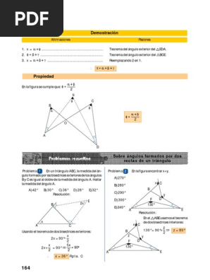 4to Capitulo 6 Triangulos Lineas Notables Triangulo Euclides