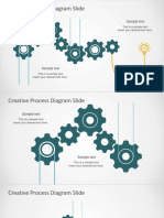 Creative Process Diagram Slide: Sample Text