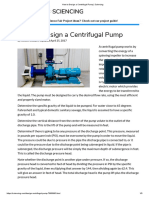 How To Design A Centrifugal Pump - Sciencing