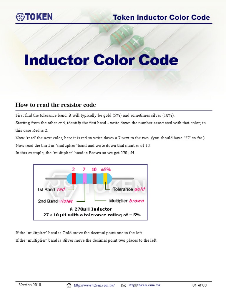 Inductor Color Code | PDF | Encodings | Qualia