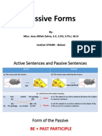 Passive Forms Explained