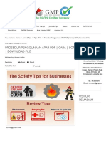 Prosedur Penggunaan APAR PDF - Cara - SOP - Download File