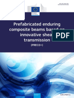 Prefabricated enduring composite beams based on nnovative shear transmission