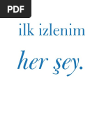 Ilk Izlenim Her Şey