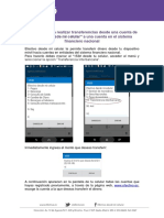 Instructivo para Realizar Transferencias Desde Celular PDF