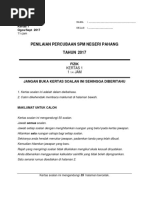 Soalan Fizik Paper 1 - Kuora a