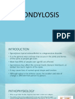 Spondylosis