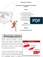 Histofisiologia de La Contraccion Muscular