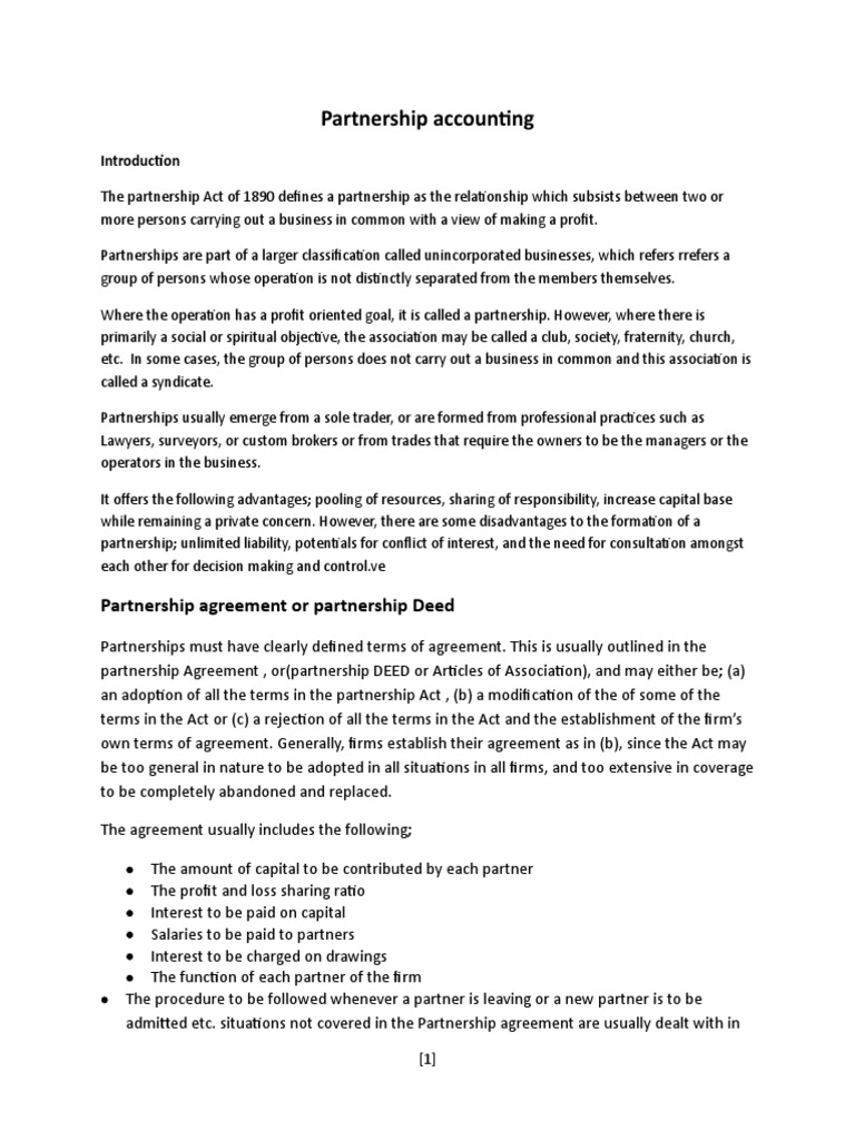 Understanding Partnership Accounting Basics | PDF | Debits And Credits ...