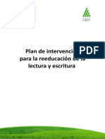 Plan de reeducación lectoescritura