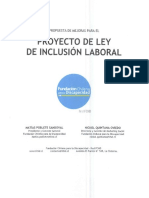 Proyecto Ley de Inclusión Laboral Personas Con Discapacidad