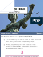 Justiça e Equidade - Rawls