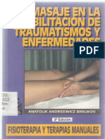 Biriukov Anatolik - El Masaje en La Rehabilitacion de Traumatismos Y Enfermedades (2 Ed) PDF