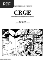 CRGE Conjectural Roleplaying GM Emulator