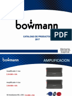 Catalogo Bowmann 2017