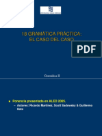 Gramatica II - 18 Gramatica Practica - Caso Del Caso