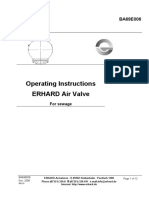 Operating ERHARD Sewage Air Valve