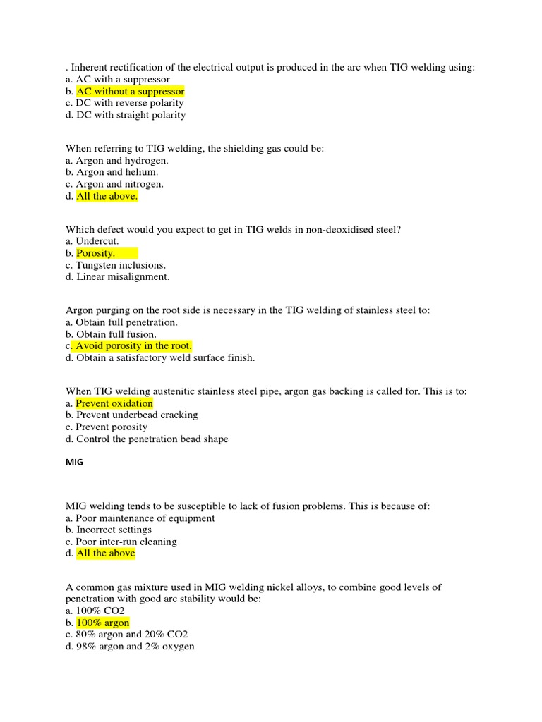 Question On Welding 42 Pdf Pdf Welding Construction