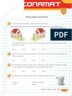 Tercer grado de primaria: Preguntas de matemáticas y lógica