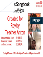 Created for Roy by Teacher Anton: Pronunciation Tips! 发音提示! Grammar Tricks! 语法技巧! and much more... 以及更多.... 