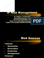 IP Risk Management: Dr. Kalyan C. Kankanala
